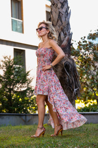 Dress With Flowing Skirts