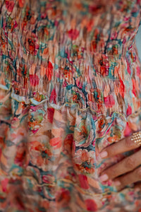 Dress With Flowing Skirts