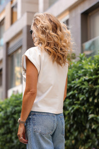 Rhinestone-Embellished Top